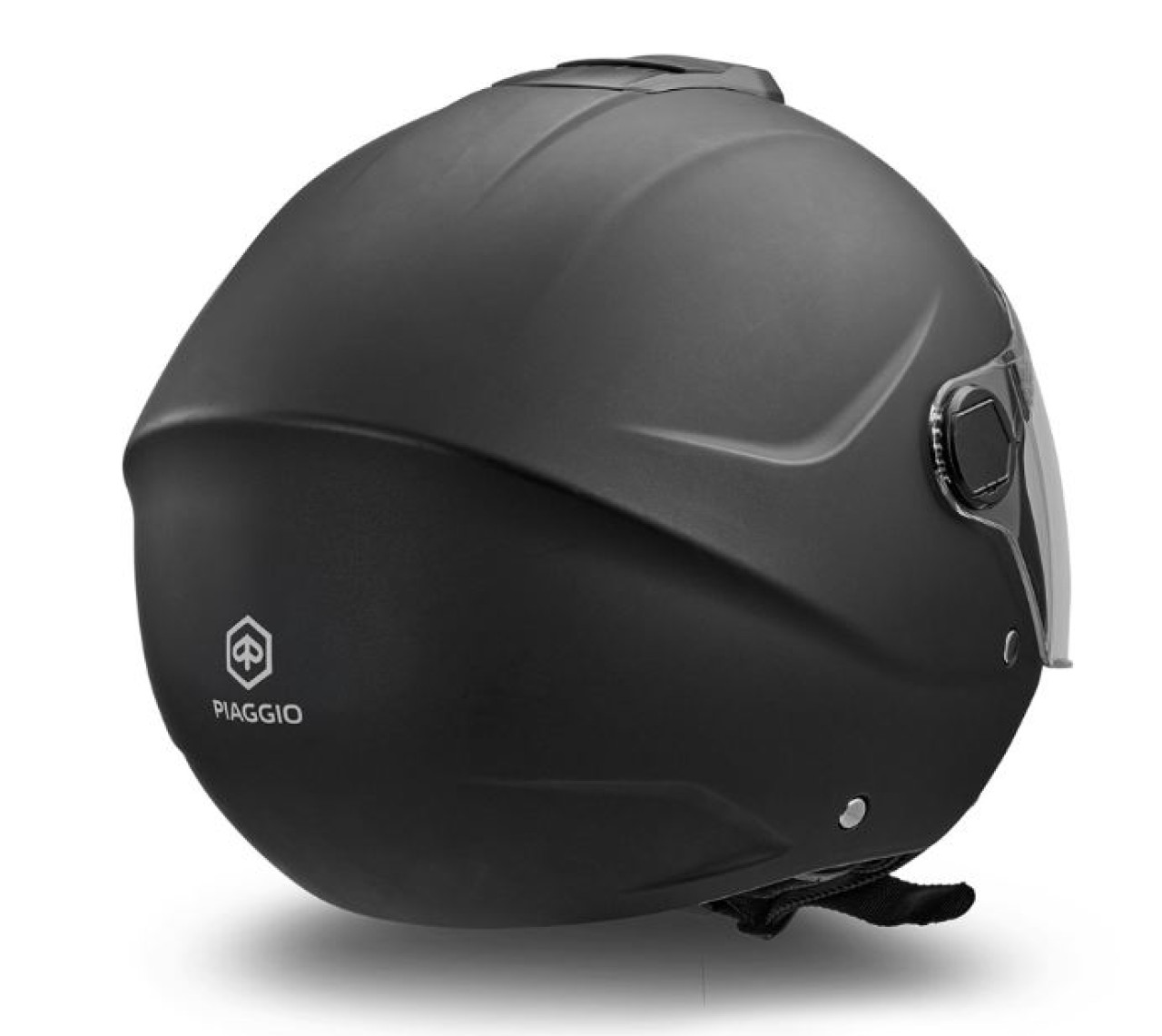Piaggio Demi Jet UL01 Matte Black Open-Face Helmet
