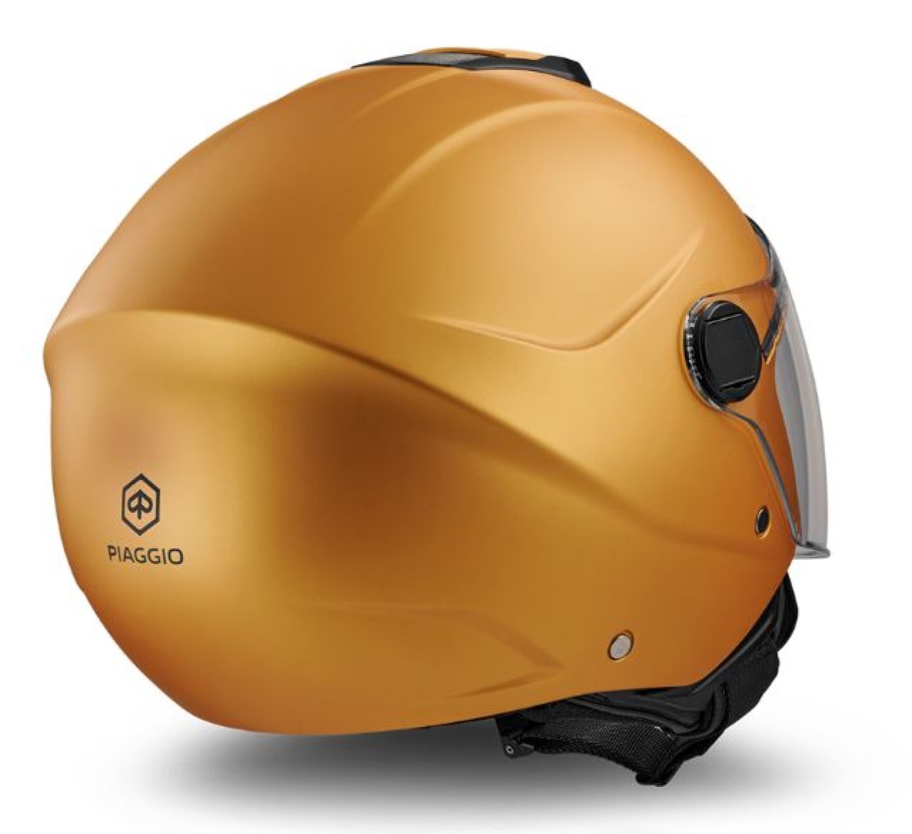 Piaggio Demi Jet UL01 Open-Face Helmet, Matte Yellow