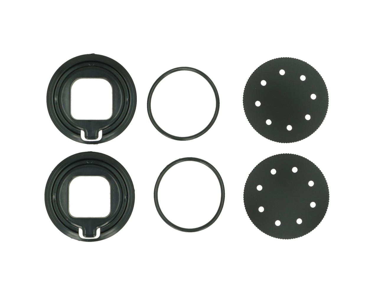 Visor mechanics, black for Piaggio Demi Jet helmet, Carbonskin