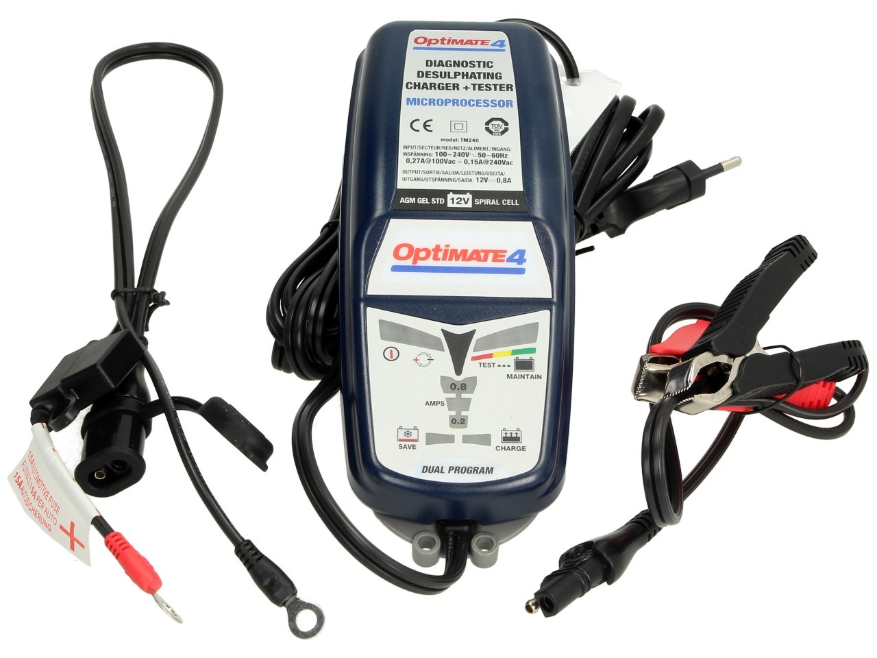 Econ battery charger, OptiMATE 4 DUAL