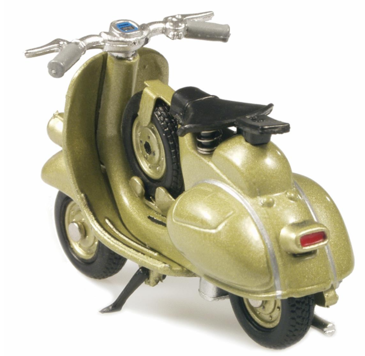 1955 Vespa 150 VL 1T Beige Scooter 1/6 Diecast Motorcycle Model by New