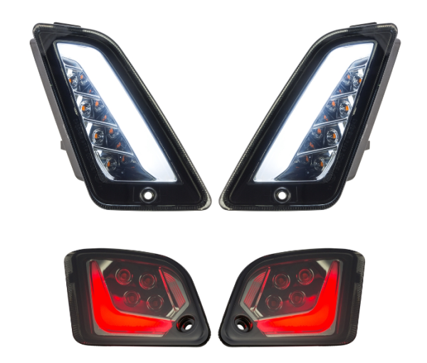 Turn signal kit front & rear for Vespa GTS/GTS Super/GTV 125-300cc ('14-),  tinted, Lighting, Vespa GTS (2014-2019), Vespa accessories