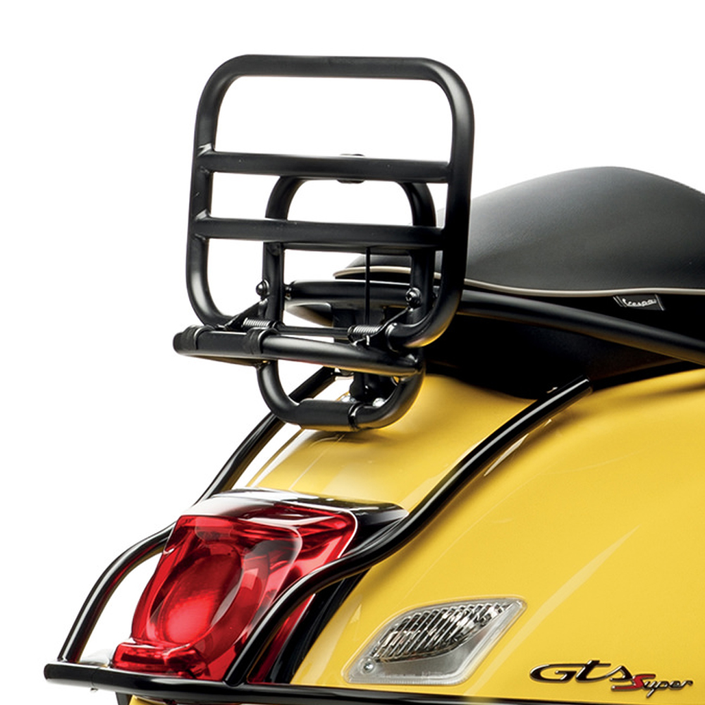 Adelante Egomanía amortiguar Rear folding luggage rack for Vespa GTS top case | Luggage carrier | Vespa  GTS (2014-2019) | Vespa accessories | Piaggio-Vespa Online Shop by RWN