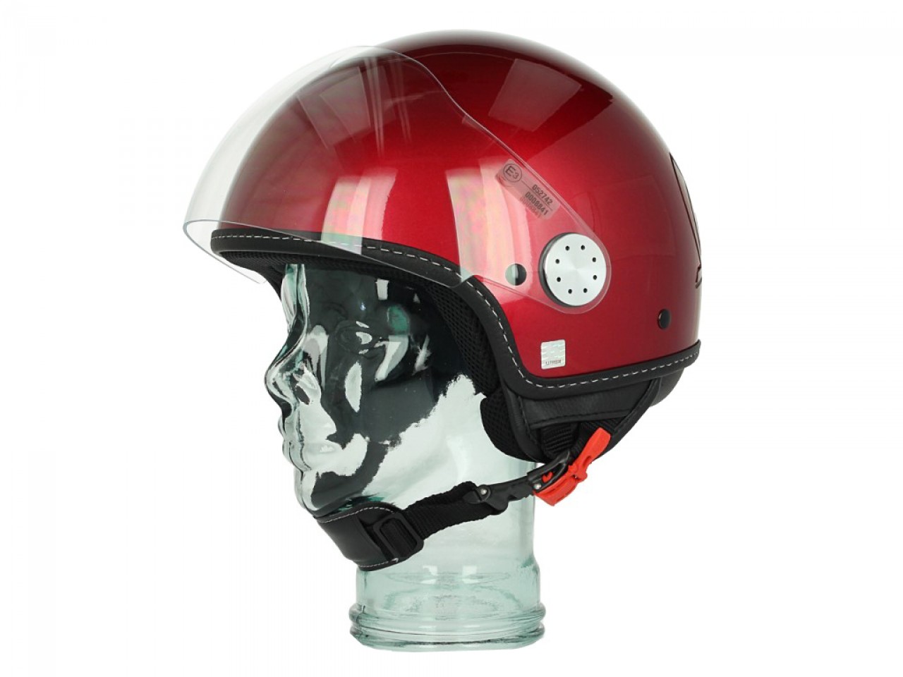 Vespa Helmet Visor 2.0 Jet Helmet Red Must 880/A